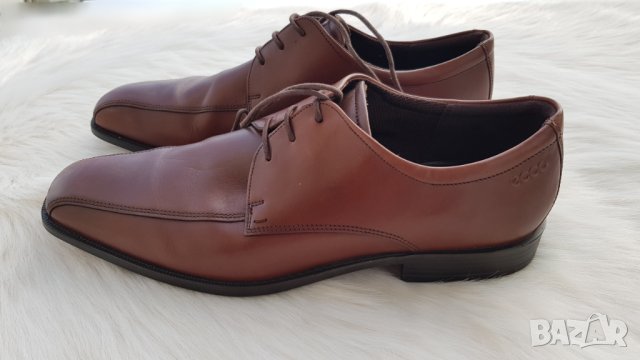 Мъжки обувки ECCO естествена кожа №45/46, снимка 5 - Официални обувки - 40474238