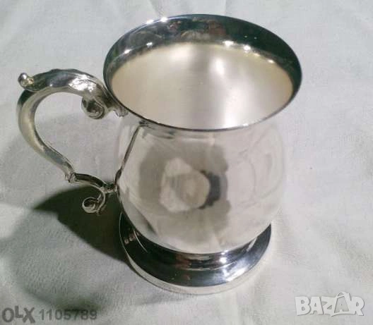 Посребрена чаша - 199 гр. , снимка 2 - Други ценни предмети - 53672641