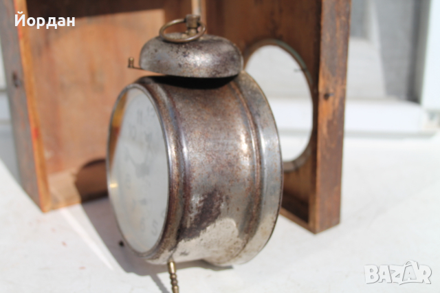 Настолен немски часовник будилник, снимка 7 - Антикварни и старинни предмети - 44515766