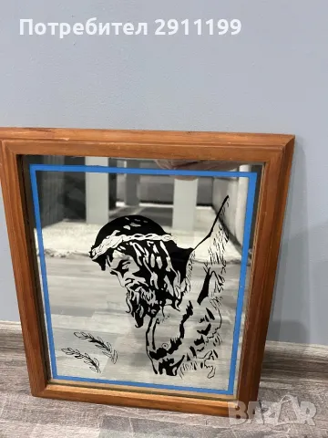 Картина огледало с Исус Христос, снимка 4 - Картини - 49921228