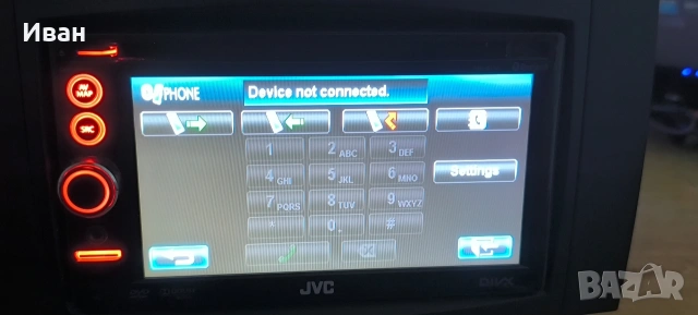 Мултимедия JVC KW-NT30, Bluetooth, DVD, NAVi, USB, Панел за Mercedes B200 , снимка 6 - Навигация за кола - 53815771