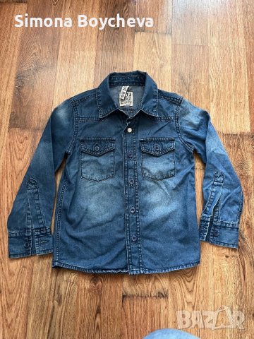 Детска дънкова риза