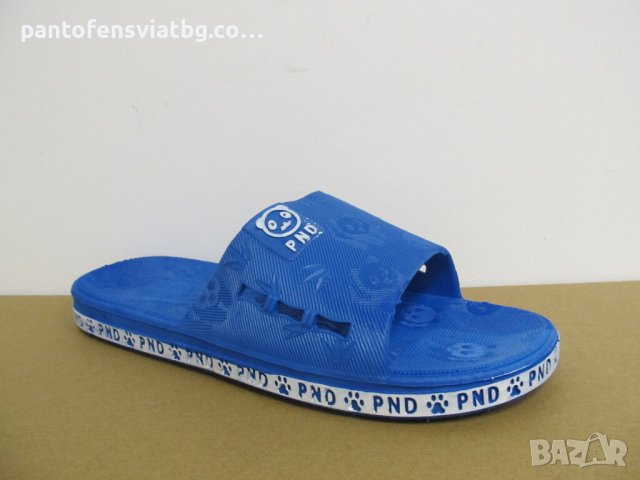 Юношески силиконови чехли син 36/40