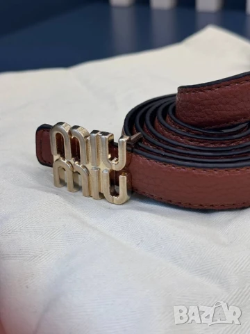 колани от естествена кожа в кутия miu miu , снимка 2 - Колани - 50592589