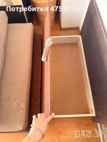 Разтегателен диван, снимка 7 - Дивани и мека мебел - 53694309