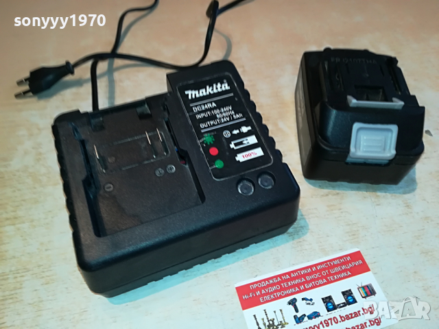 MAKITA-LI-ION БАТЕРИЯ И ЗАРЯДНО 3103221057, снимка 4 - Винтоверти - 36292472