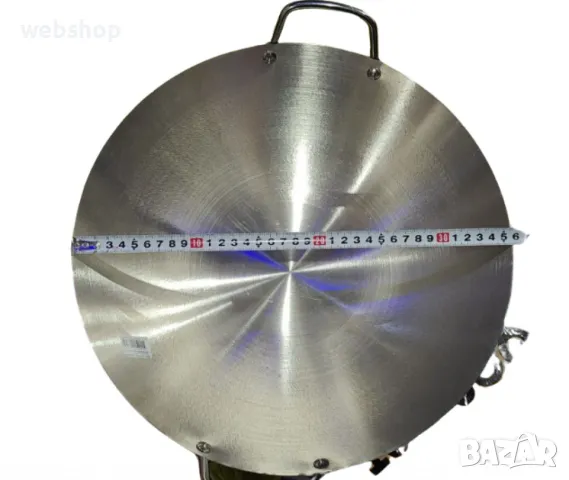 Тенджера Тиган уок от неръждаема стомана с двойни дръжки и кръгло дъно, снимка 12 - Съдове за готвене - 48495477