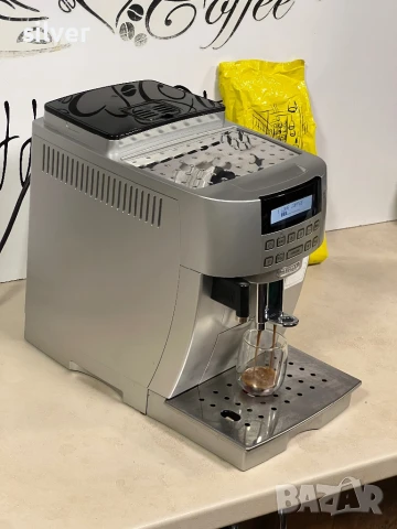Кафемашина кафе автомат delonghı magnifica S cappuccino с гаранция, снимка 4 - Кафемашини - 50589145