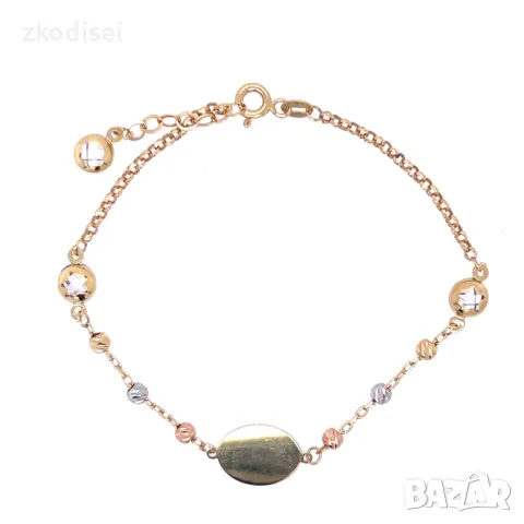 Златна дамска гривна 2,68гр. 18см. 14кр. проба:585 модел:4178-4