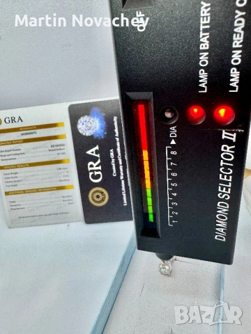 Сребърни обеци с мойсанит (Диамант) 1.5 карата, снимка 12 - Обеци - 53775865