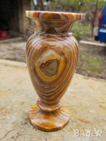 Ваза от Мраморен Оникс , снимка 10 - Декорация за дома - 52113633