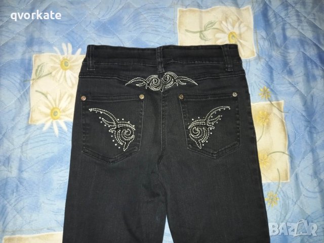 Черни дънки, снимка 4 - Детски панталони и дънки - 39193592