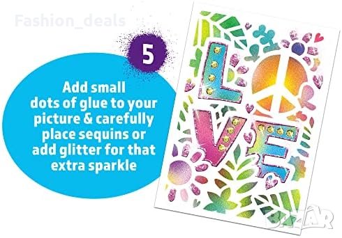 Нов комплект за изкуства и занаят/Създаване на картини с блясък/Деца 7+, снимка 2 - Други - 41453978