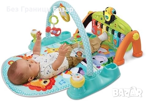 Нова VTech мултифункционална гимнастика с пиано и сензорна игра за бебе, снимка 3 - Образователни игри - 51678180