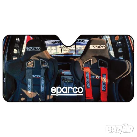 Сенник за предно стъкло Sparco - 130 x 70 см, снимка 3 - Аксесоари и консумативи - 55860166