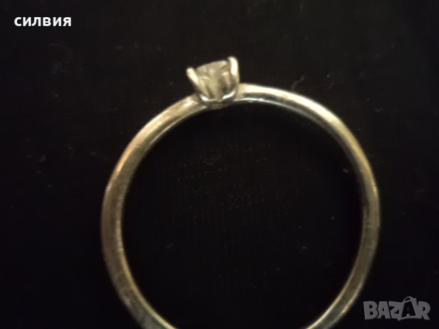 дамски сребърен пръстен, снимка 4 - Бижутерийни комплекти - 41348525
