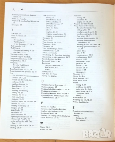 " Microsoft works for Windows 95 ", снимка 7 - Специализирана литература - 17031382