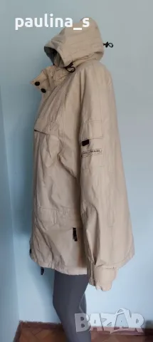 "Trek & travel" SympaTex / мъжко яке за спорт на открито, тип парка с вата и качулка / голям размер , снимка 7 - Якета - 47504938