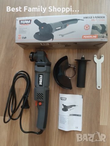 Ъглошлайф  FERM, снимка 3 - Други инструменти - 41025634