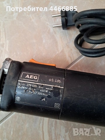 Прав шлайф AEG, снимка 2 - Други инструменти - 53008666