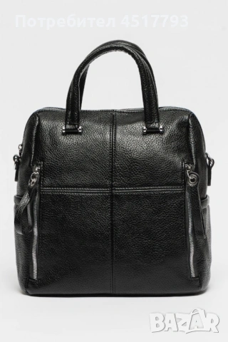 Дамска раница от еко материал с отделящи се презрамки, снимка 2 - Раници - 53641421