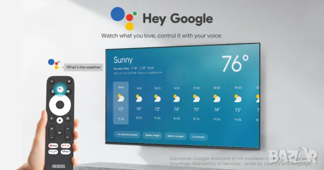 MECOOL KD3 сертифициран от Netflix и Google Android TV Stick, снимка 6 - Приемници и антени - 48424097