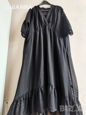 СТРАХОТНА ЕФИРНА РОКЛЯ 3XL-4XL, снимка 2 - Рокли - 51009809