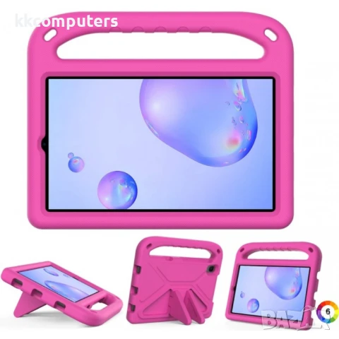 Samsung Galaxy Tab A 8.4 2020 SM-T307U EVA Удароустойчив Калъф с Удобна Дръжка и Стойка + Протектор, снимка 6 - Калъфи, кейсове - 51127023