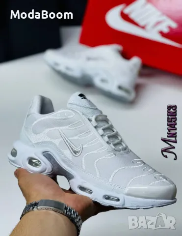 Nike бели мъжки маратонки , снимка 3 - Маратонки - 48369970