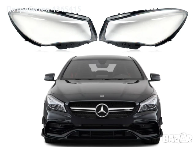 Стъкла за фарове на Mercedes CLA C117 Facelift (2017-2019)