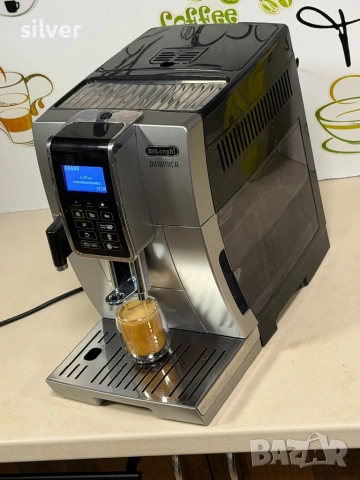 Кафемашина кафе автомат delonghi dinamica с гаранция, снимка 8 - Кафемашини - 53578987