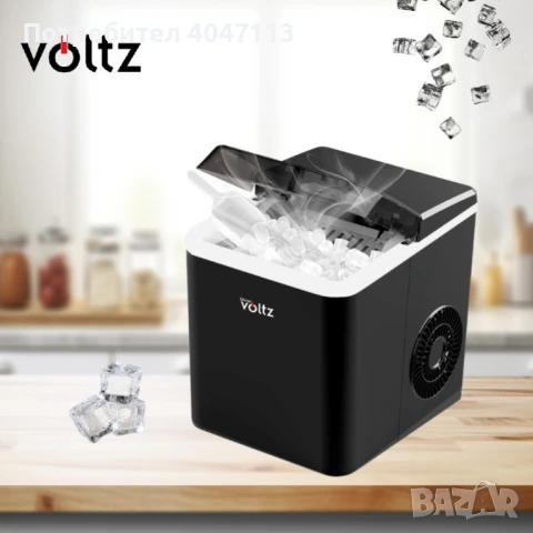 Ледогенератор Oliver Voltz , 100W, черен, 10кг/24ч./1.3L, снимка 2 - Други - 51075718
