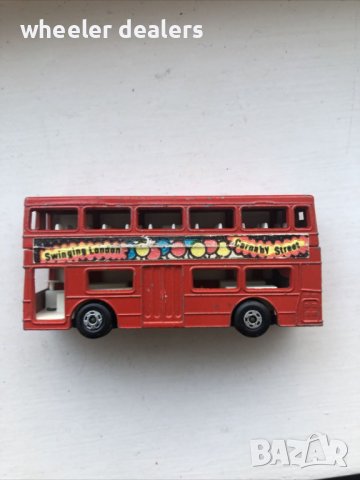Метална количка автобус Matchbox The Londoner в мащаб 1:121, снимка 5 - Колекции - 39835784