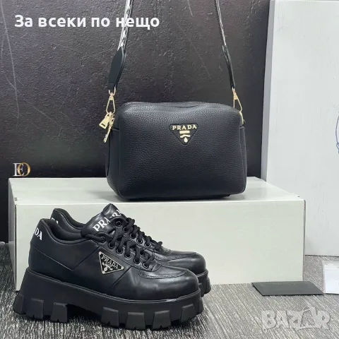 Prada Дамски Маратонки👟Дамски Спортни Обувки Прада - Бели Или Черни Код SEM-242