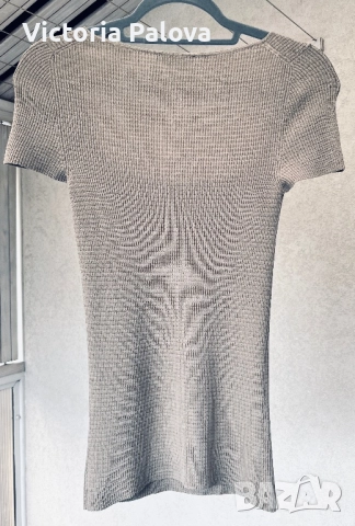 Модна къща  JIL SANDER оригинал - елегантен дизайнерски топ, снимка 9 - Корсети, бюстиета, топове - 52153931