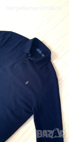 POLO Ralph Lauren Wool Mens Size M ОРИГИНАЛ! Мъжки Вълнен Пуловер с Поло Яка, снимка 10 - Пуловери - 53131332