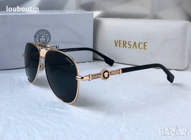 Versace VE2236 мъжки слънчеви очила авиатор унисекс дамски, снимка 11 - Слънчеви и диоптрични очила - 41939999