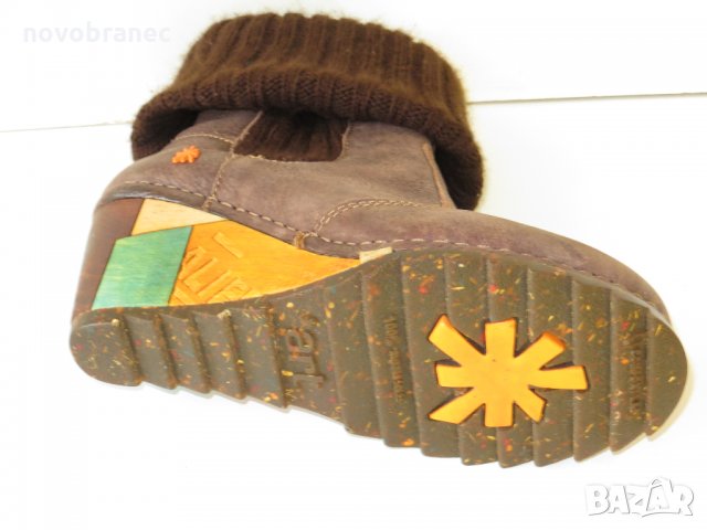 Art Shoes 37/38 боти естествена кожа, снимка 5 - Дамски боти - 35907535
