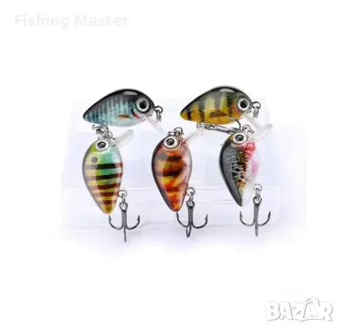 Комплект воблери в кутия , снимка 3 - Такъми - 34297592