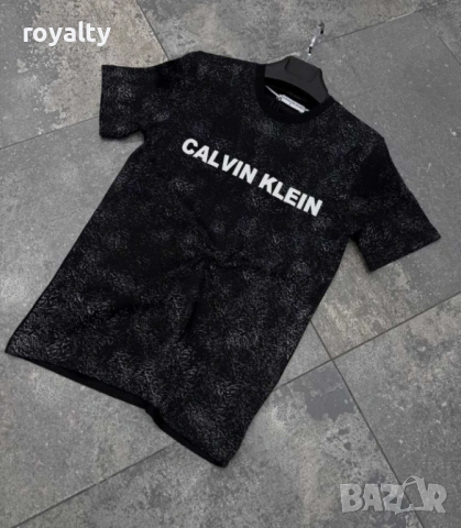 Calvin Klein Нова Черна Мъжка Тениска 