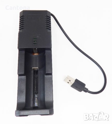 USB интелигентно зарядно за акумулаторни батерии Li-ion 