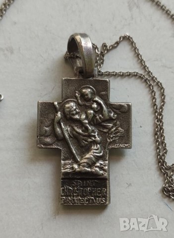 Сребърно кръстче, снимка 5 - Колиета, медальони, синджири - 41531335