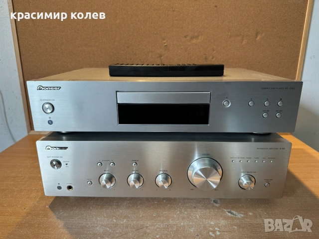 усилвател "PIONEER A-30"и cd плейър "PIONEER PD-10AE"