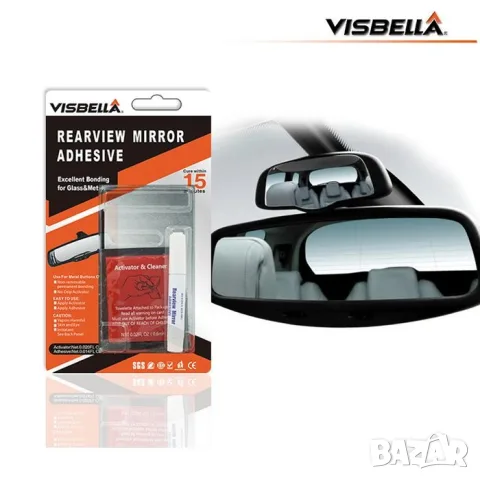 Лепило за огледало за обратно виждане  – Visbella