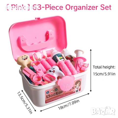 4800 Зъболекарски комплект с модел за вадене на зъби и 60 части – Забавно лечение на кученце, снимка 3 - Други - 53713455