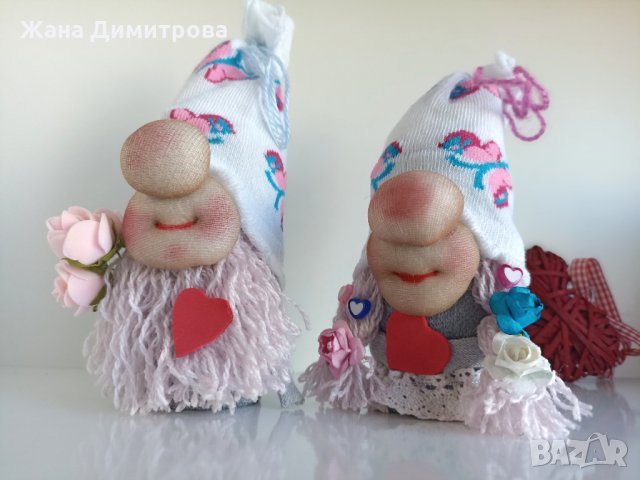 Ръчно изработени гномчета, снимка 3 - Декорация за дома - 34279815