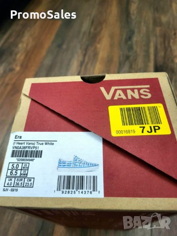 Vans Era (I Heart Vans) - чисто нови / размер 36.5 и 43 / UK 4 и 9, снимка 5 - Спортни обувки - 40132371