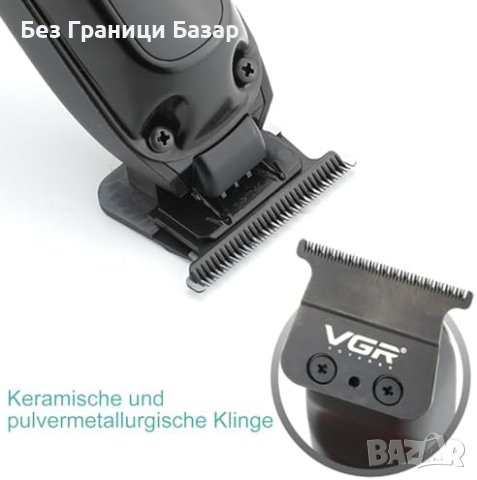  Нов Пълен комплект за подстригване на коса - VGR машина, аксесоари за мъже, снимка 5 - Машинки за подстригване - 44582554