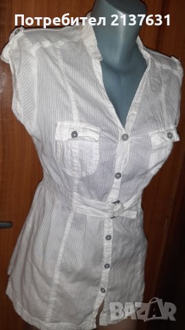 ДАМСКА  ЕЛЕГАНТНА БЯЛА БЛУЗА Размер S / M , снимка 1