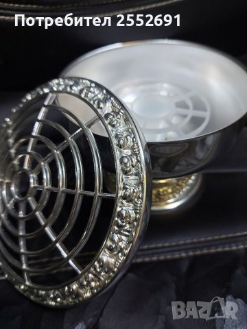 Посребрен съд , снимка 5 - Антикварни и старинни предмети - 41268817